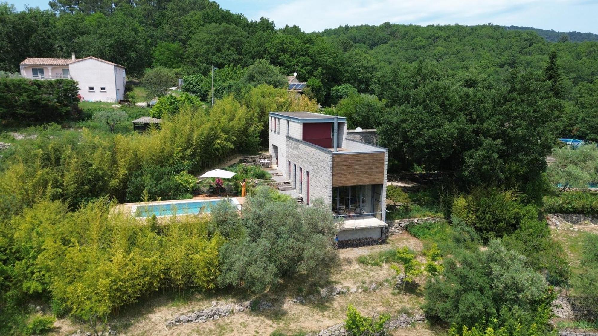 La Maison Des Chataigniers Meyrannes Buitenkant foto